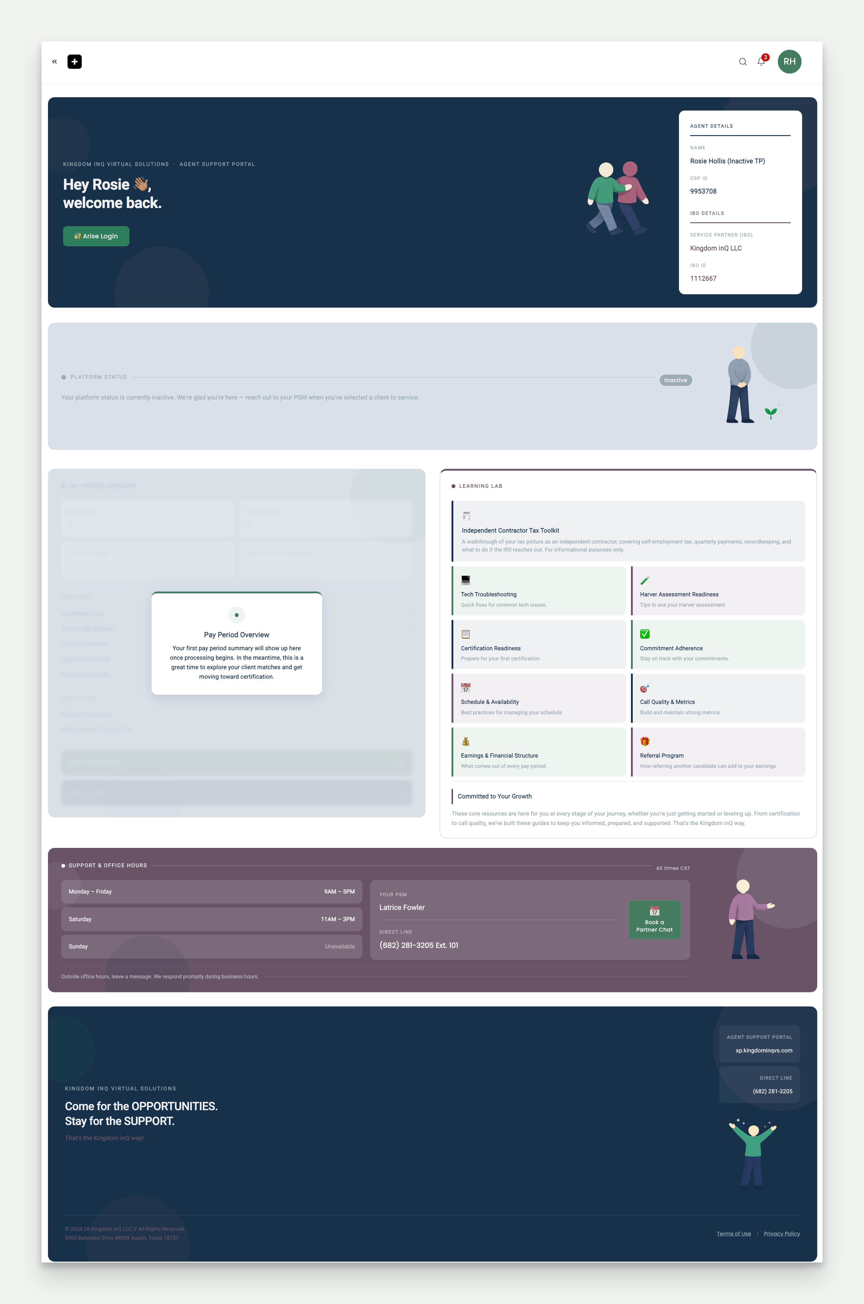 Full desktop dashboard