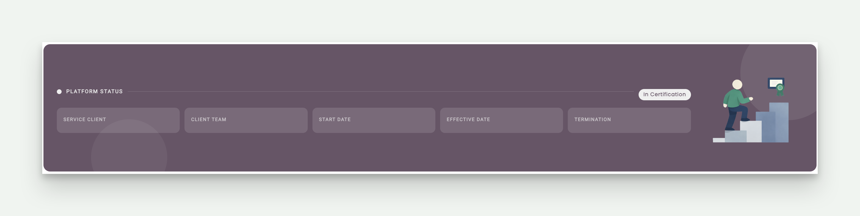Platform Status showing In Certification